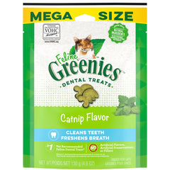 Feline Greenies Dental Treat Catnip 4.6oz