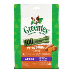 Greenies Dog Dental Treats Large Sweet Potato 1ea/12 oz, 8 ct