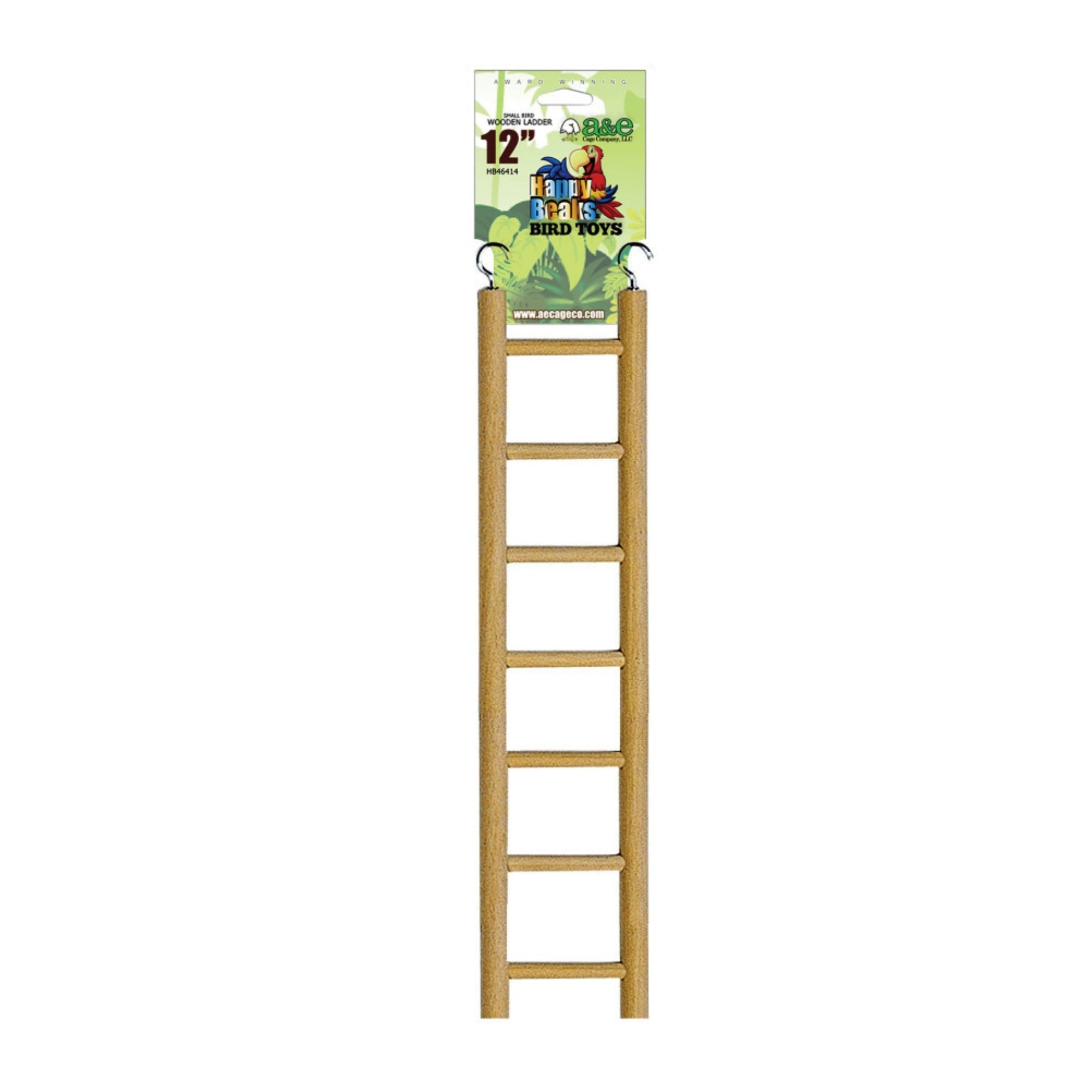A & E Cages Happy Beaks Small Ladder Bird Toy 1ea/12 in.
