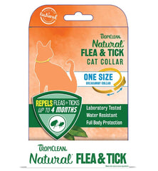 TropiClean Natural Flea & Tick Cat Collar Counter Display 1ea/One Size, 6 pk
