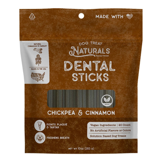 Dog Treat Naturals Dog Dental Sticks Cinnamon 10oz.