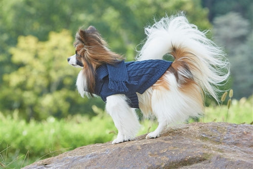 Fashion Pet Scarf Sweater Blue Medium
