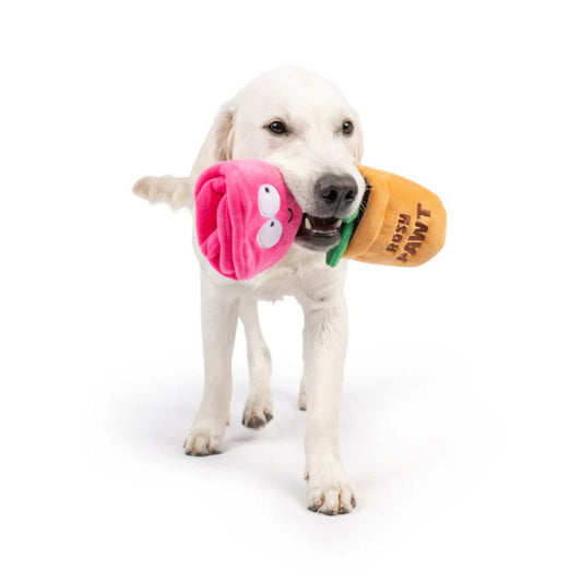 H&K Seek 'N Treat D Rosie Pawt Large Plush Squeak Crinkle