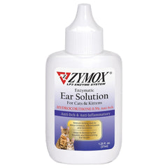Zymox Enzymatic Ear Solution 0.5 Hydrocortisone for Cats Kittens 1ea/1.25 oz