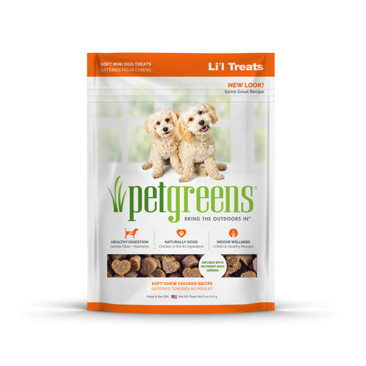 Pet Greens Li'l Treats Soft Chews Chicken 6oz