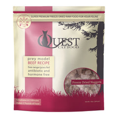 Steve's Real Food Cat Quest Freeze-Dried Beef Nuggets 10oz.