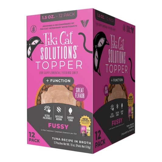 Tiki Pet Cat Solutions Topper Fussy 1.5oz. (Case of 12)