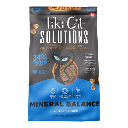 Tiki Pet Cat Solutions Mineral Balance Chicken 5.6Lb