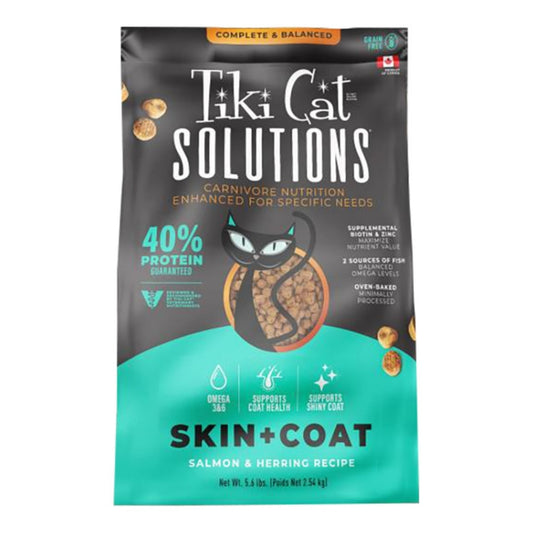 Tiki Pet Cat Solutions Skin & Coat Salmon 5.6Lb