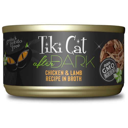 Tiki Pets Cat After Dark Chicken and Lamb 2.8oz (Case Of 12)