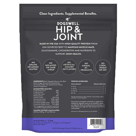 Dogswell Hip & Joint Grain-Free Jerky Dog Treat Regular Beef 1ea/10 oz