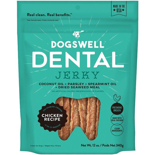 Dogswell Dog Dental Jerky Grain Free Chicken 12oz. Default Title