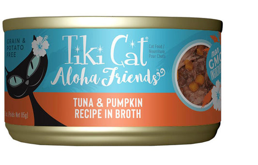 Tiki Pets Cat Aloha Tuna Pumpkin 5.5Oz.(Case Of 8)