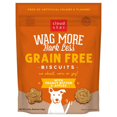Cloudstar Wag More Dog Grain Free Peanut Butter And Apples 2.5Lb