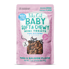 Tiki Pet Cat Soft Chewy Kitten Tuna & Salmon 2oz. (Case of 8)