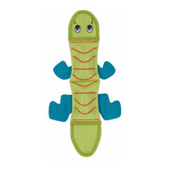 Outward Hound Fire Biterz Lizard 2 Squeakers Dog Toy Green