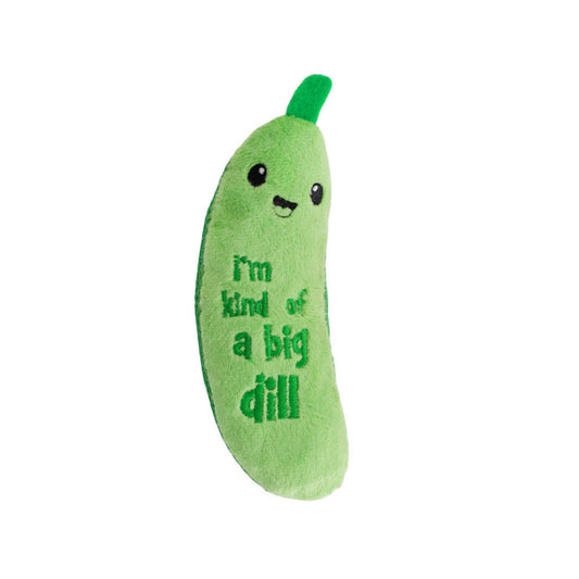 Petstages Crunchy Pickle Kicker Dental Health Catnip Toy 1ea/One Size