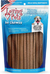 Loving Pets Be Chewsy, Bully Stick Alternative, 20pk, 10"