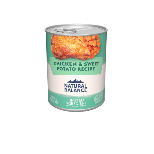 Natural Balance L.I.D. Chicken & Sweet Potato Formula Canned Dog Food 13oz