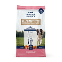 Natural Balance Pet Foods Health Protection Dry Dog Food Salmon, Brown Rice Pumpkin, 1ea/4 lb