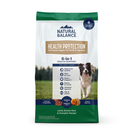 Natural Balance Pet Foods Health Protection Dry Dog Food Lamb, Rice Pumpkin, 1ea/24 lb