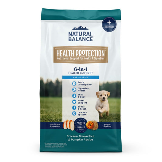 Natural Balance Pet Foods Health Protection Puppy Dry Dog Food Chicken, Rice & Pumpkin, 1ea/4 lb