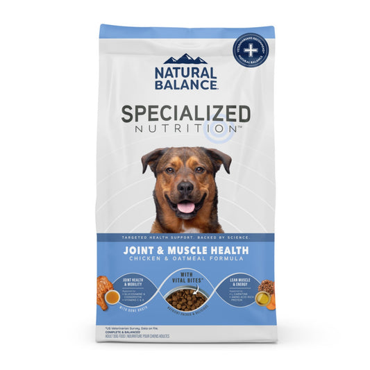 Natural Balance Pet Foods Specialized Joint Muscle Dry Dog Food Chicken Oatmeal, 1ea/22 lb