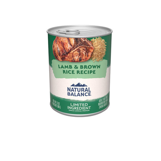 Natural Balance L.I.D. Lamb & Brown Rice Formula Canned Dog Food 13oz