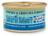 Natural Balance Pet Foods L.I.D. Chicken and Green Pea Formula Canned Cat Wet Food 5.5 oz 24 Pack