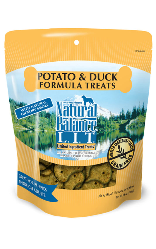 Natural Balance L.I.T. Dog Treat Duck & Potato 28oz