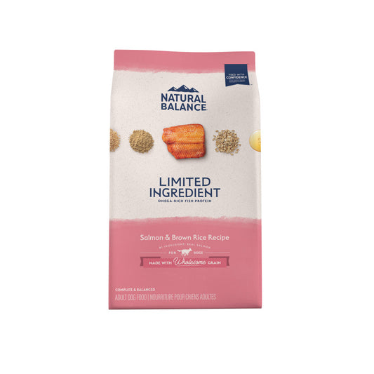 Natural Balance L.I.D. Salmon and Brown Rice Dry Dog Food 4lb