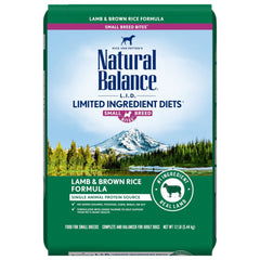 Natural Balance L.I.D. Lamb and Brown Rice Small Breed Dry Dog Food 12lb