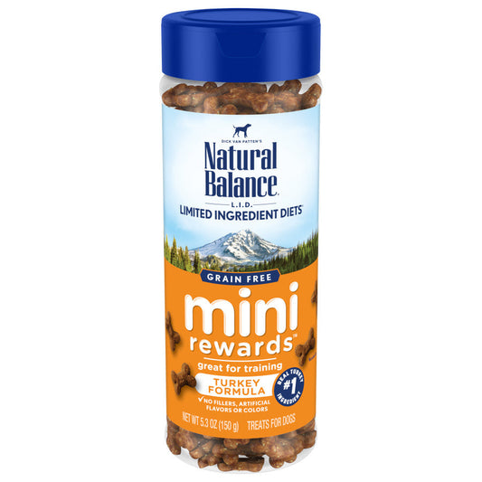 Natural Balance Pet Foods L.I.D Mini Rewards Soft And Chewy Turkey Dog Treats 5.3 oz. Default Title