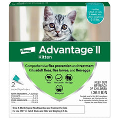 Advantage II Kitten Turquoise 2-Pack