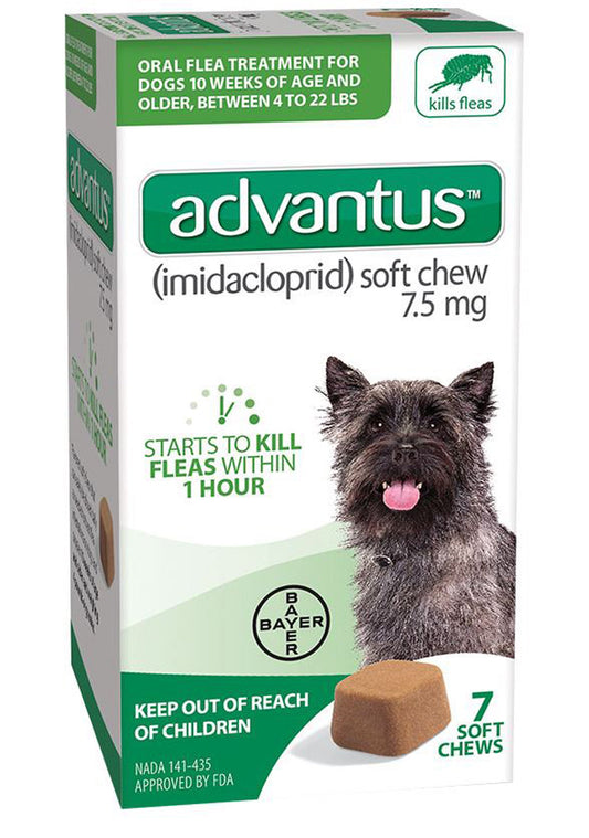 Advantus Dog Small 7.5Mg Soft Chew 7Ct