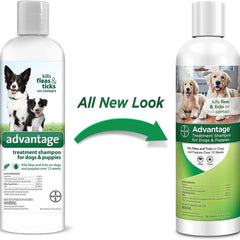 Advantage Flea & Tick Shampoo Puppies & Dog 12oz