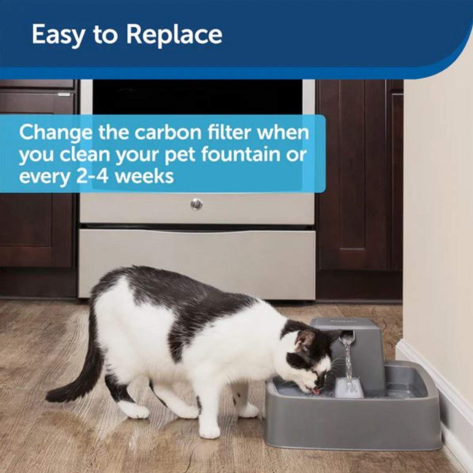 Petsafe Dog & Cat Drinkwell Replacement Carbon Filters Ceramic Fountains - 4 Pack