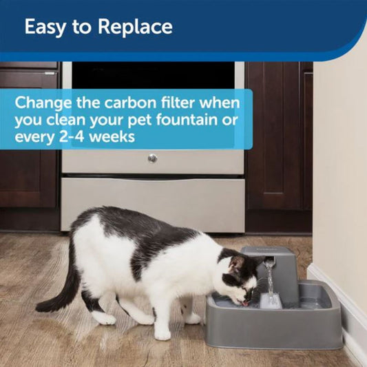 Petsafe Dog & Cat Drinkwell Replacement Carbon Filters Ceramic Fountains - 4 Pack