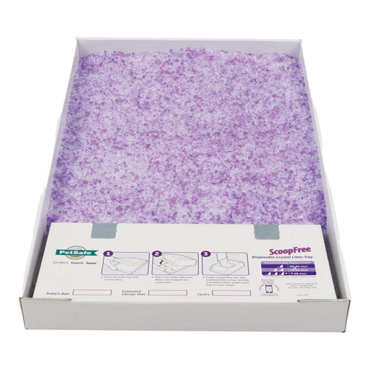 Petsafe Cat Scoop Free Complete Litter Tray Lavender 1 Pack