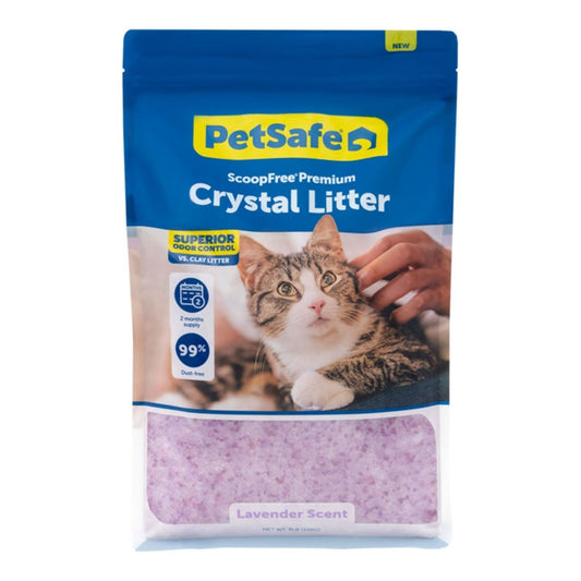 Petsafe Cat Scoop Free Premium Lavender Crystal Litter Bag 8Lbs