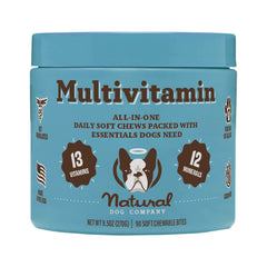 Natural Dog Company Dog Multivitamin Supplement Chews - 90 Count