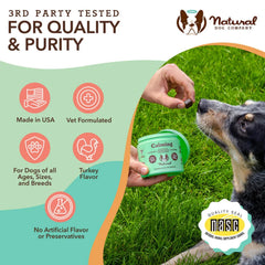 Natural Dog Company Dog Calming Supplement Chews - 90 Count