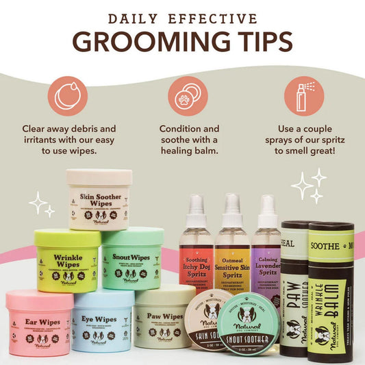 Natural Dog Company Dog Grooming Wipes - 50 Count