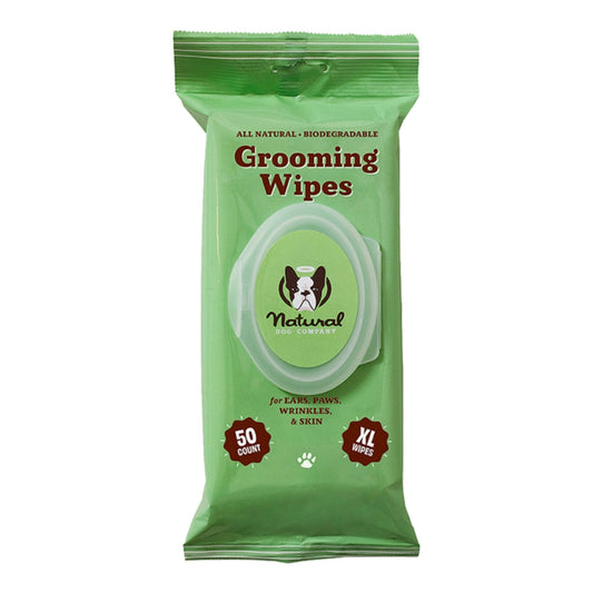 Natural Dog Company Dog Grooming Wipes - 50 Count