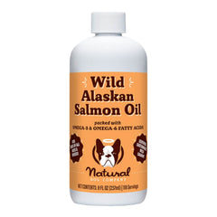 Natural Dog Company Dog & Cat Wild Alaskan Salmon Oil 8oz.