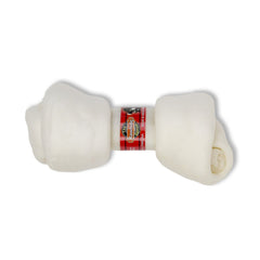 Lennox Beefhide Chews Natural Knotted Bone Dog Treat 9- 10in