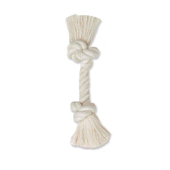 Mammoth Pet Products 100% Cotton Rope Bone White 1ea/6 in, Mini Default Title