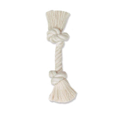 Mammoth Pet Products 100% Cotton Rope Bone White 1ea/12 in, MD Default Title