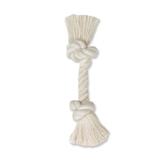 Mammoth Pet Products 100% Cotton Rope Bone Dog Toy White 1ea/14 in, LG Default Title