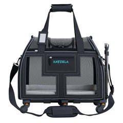 Katziela Luxury Lorry Wheeled Carrier Gray